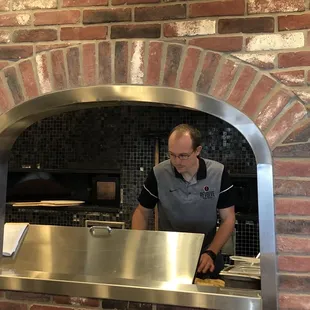 The brick oven