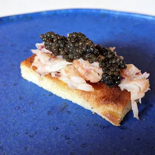 4/9/22 Sandwichito - Japanese Kegani Hokkaido Hairy Crab, White Truffle Butter, Siberian Supreme Caviar, Brioche