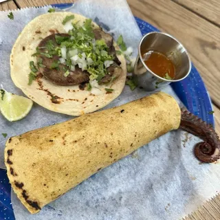 Pulpo Al Pastor Taco