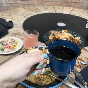 The sweet and cinnamon flavored Mexican coffee is amazing!