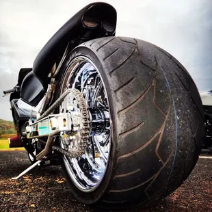 360 fat tire on a 18x13 wheel. Thank you RevTek!