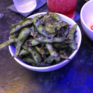 Blistered Edamame