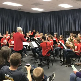 One of four REW Music Homeschool band ensembles