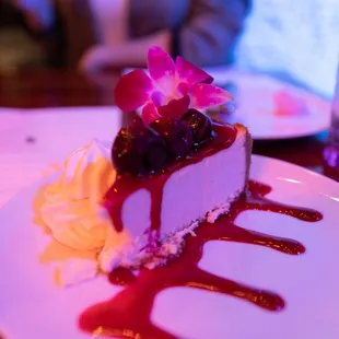 Cherry cheesecake