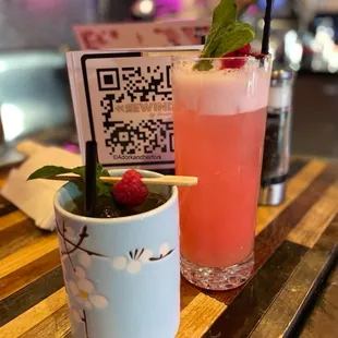 Tamogatchi, cherry blossom (left to right)