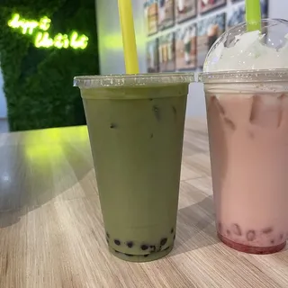 Pink Blush Milk Tea