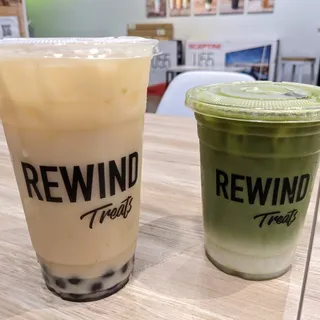 24 oz. Jasmine Milk Tea