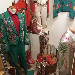 Costumes, guns and boots