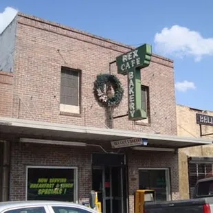 the outside of the building