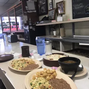 Machacado con huevo! Y tortillas de harina.