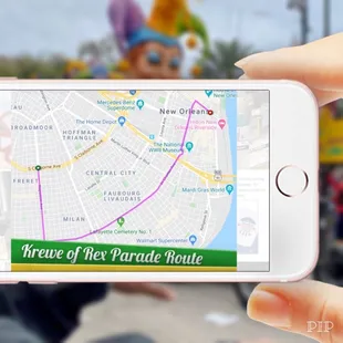 02.25.20 Krewe of Rex parade route