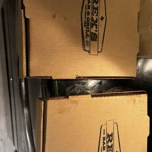 Pizza boxes