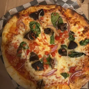 Vegetable pizza