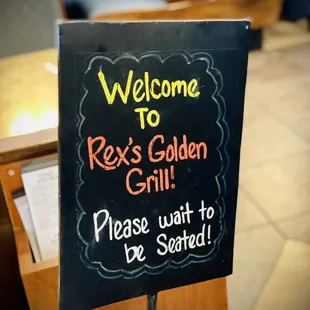 a welcome sign