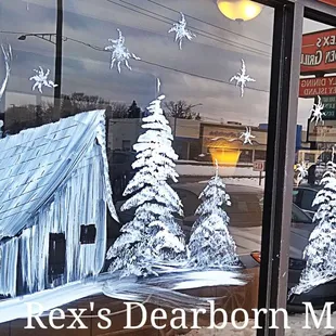 Window art Christmas 2023