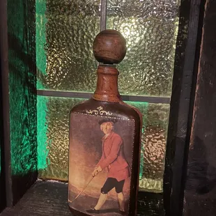 a picture of a man in a red coat