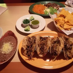 Tacos de Carne Asada were so good!