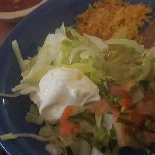 Sides/toppings for Fajitas