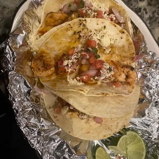 Shrimp tacos