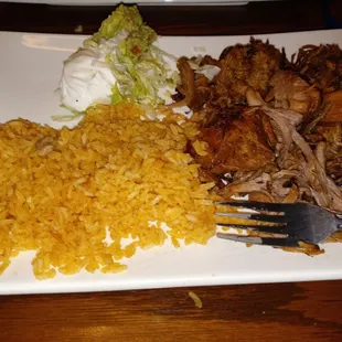 Carnitas plate
