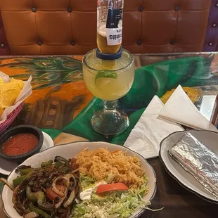 Bulldogritta, 1/2 fajito, nachos