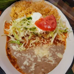 Lunch mexican burrito