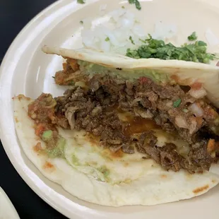 Crispy shredded tripa taco. Freaking awesome and delicious