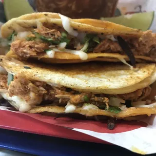 Chicken birria tacos maruchan