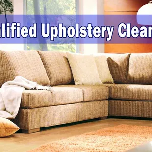 a clean upholstery couch