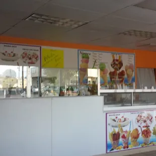 an ice cream shop
