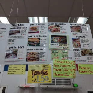 Right side of menu 2/1/19