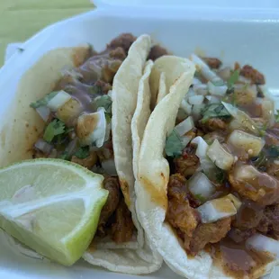 Pastor tacos.