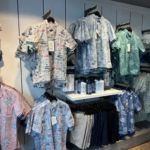 Alfred Shaheen Collection Display Men's Spring 2024 Collection