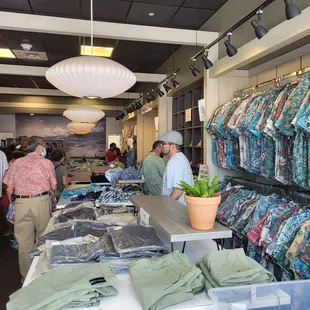 Inside the Reyn Spooner store.