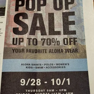 Saw this in the newspaper when led me here for some DEALAGES!