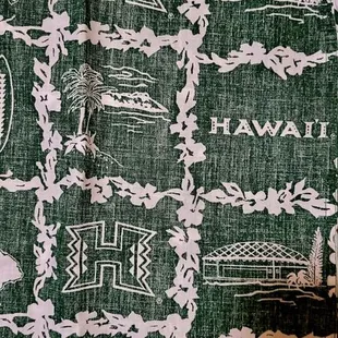 University of Hawaii design Reyn Spooner Aloha Shirt.