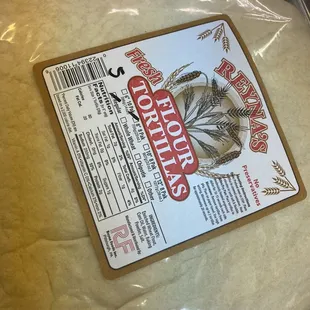 Homemade tortillas