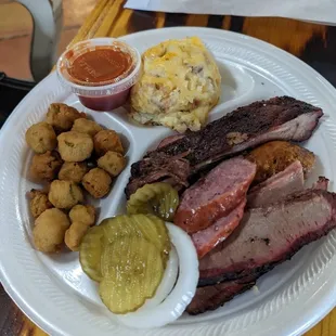 Bbq all you can eat plate (initial plate)