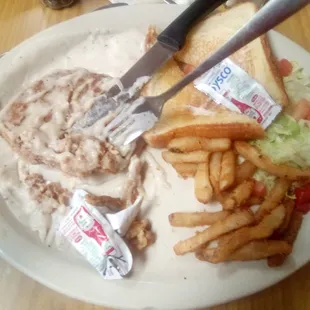 a plate of food