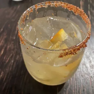 Reyna Rita with Tajín rim
