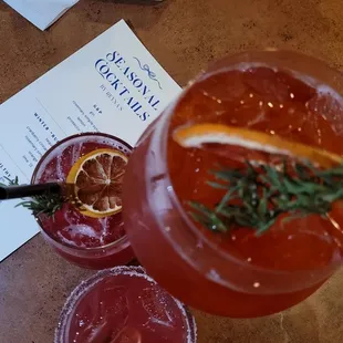 Seasonal Cocktails
