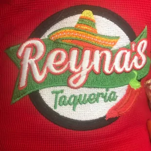 The shirt of the employees.