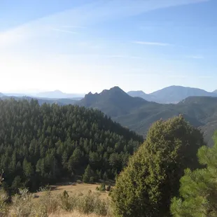 View from the ridge line