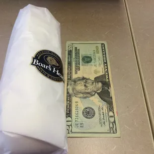 It's a 6 bite sandwich