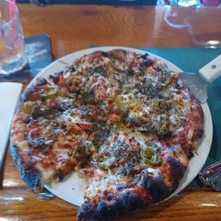 Small &apos;make your own&apos; pizza - the BEST pizza I&apos;ve had in  a long time