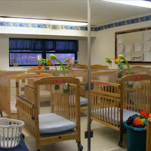 Infant room crib area