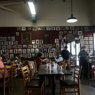 Inside the restaurant