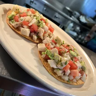 Ceviche Tostadas