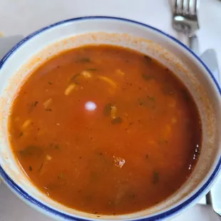 Vegetarian Tomato Lentil Soup