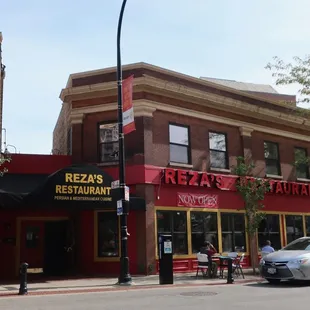 Large and colorful storefront.